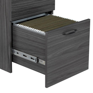 OSP Home Furnishings Napa Mobile Pedestal Cabinet with Locking Casters for Office or Break Room Use Bbf NAP-85-SGW
