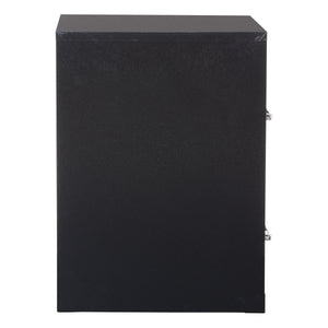 OSP Home Furnishings Metal File Cabinet Black