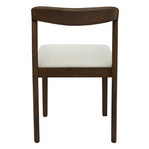 English Elm Christopher Knight Home® - Solid Rubber Wood Dining Chairs Set Of 2 - Walnut & Beige - Stylish Comfort For Modern Dining Spaces N771P292085T