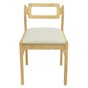 English Elm Topmax Rubberwood Extendable Dining Set with Drop Leaves and Linen Chairs for Four SP000080AAA