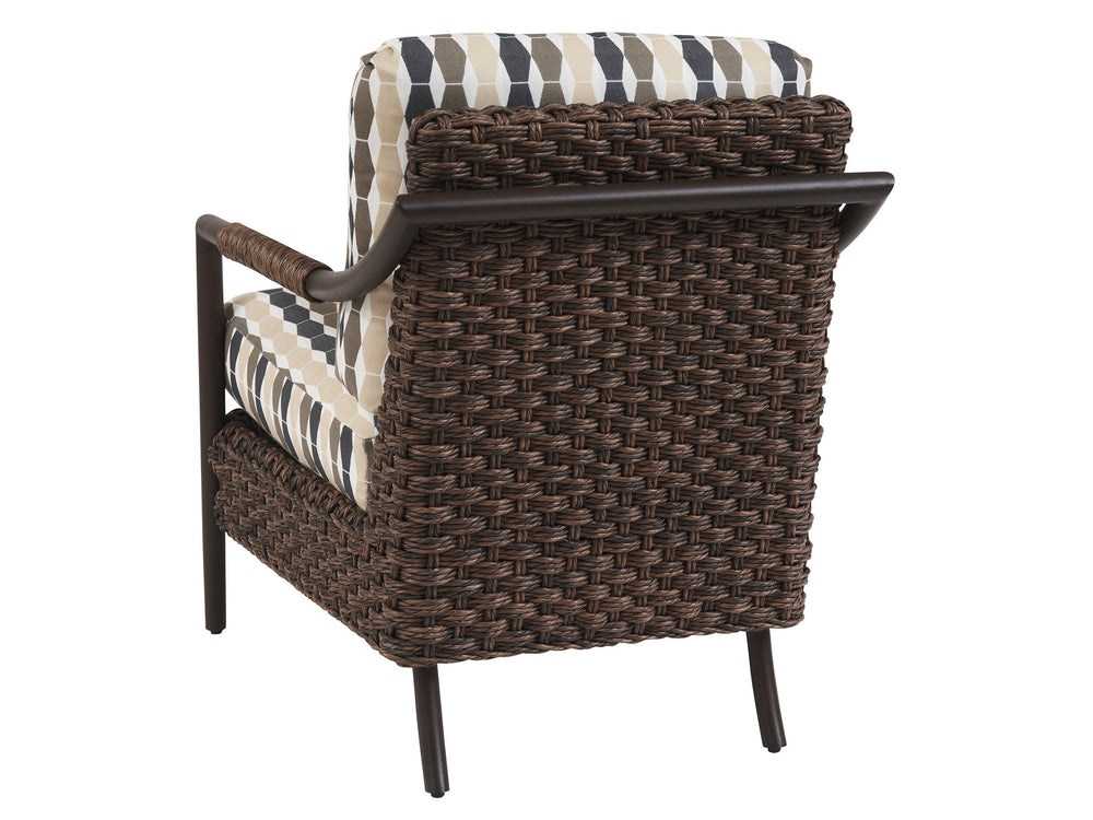 Lexington Tommy Bahama Outdoor 3350-09-40 Kilimanjaro Occasional Chair - Artisan Crafted With Woven Wicker And Teak Finish  Wood 3350-09-40