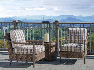 Lexington Tommy Bahama Outdoor 3350-09-40 Kilimanjaro Occasional Chair - Artisan Crafted With Woven Wicker And Teak Finish  Wood 3350-09-40
