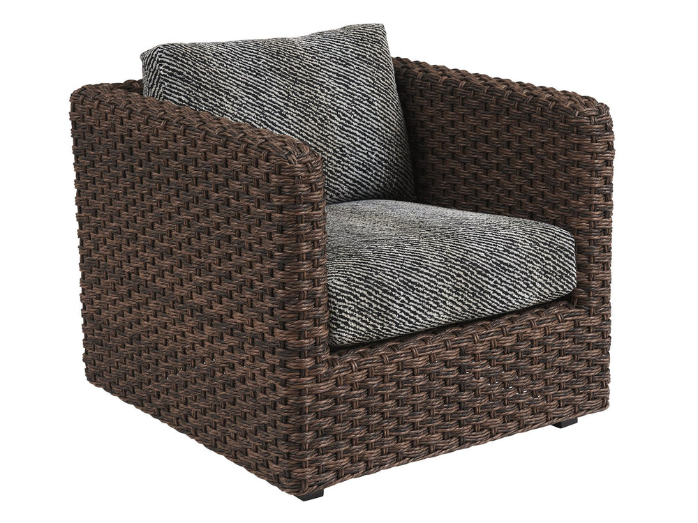 Lexington Tommy Bahama Outdoor 3350-11-40 Lounge Chair - Exotic Artisan Craftsmanship, Rich Tobacco Finish & Sustainable Teak Top  Wood 3350-11-40