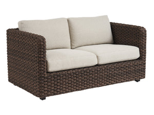 Lexington Tommy Bahama Outdoor 3350-22-40 Love Seat - Elegant Artisan Craftsmanship With All-weather Wicker & Teak For Outdoor Luxury  Wood 3350-22-40