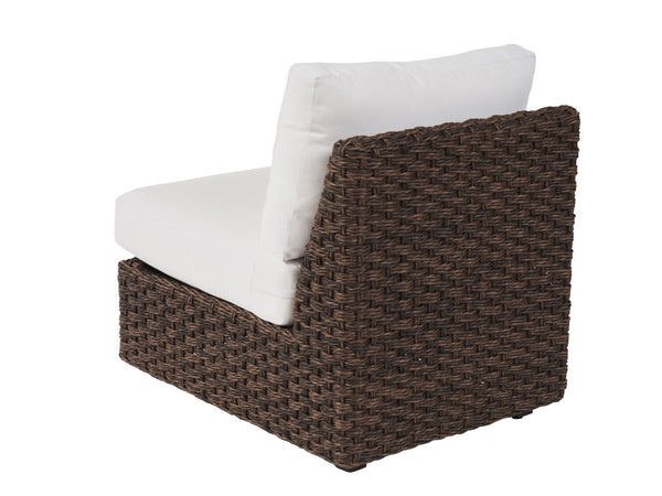 Lexington Tommy Bahama Outdoor 3350 Modular Sectional - Exquisite Artisan Craftsmanship With All-weather Wicker And Teak Finish  Wood 3350-51a-40