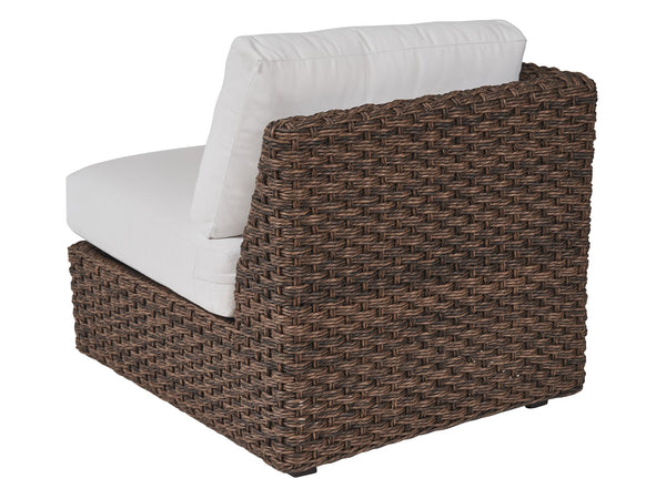 Lexington Tommy Bahama Outdoor 3350 Modular Sectional - Exquisite Artisan Craftsmanship With All-weather Wicker And Teak Finish  Wood 3350-51l-40