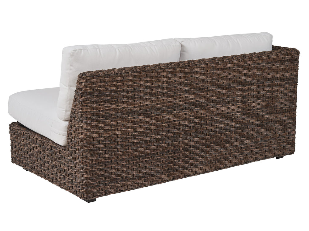 Lexington Tommy Bahama Outdoor 3350 Modular Sectional - Exquisite Artisan Craftsmanship With All-weather Wicker And Teak Finish  Wood 3350-52l-41