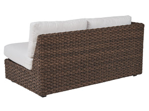 Lexington Tommy Bahama Outdoor 3350 Modular Sectional - Exquisite Artisan Craftsmanship With All-weather Wicker And Teak Finish  Wood 3350-52l-41