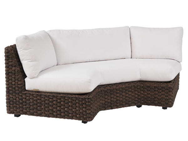 Lexington Tommy Bahama Outdoor 3350 Modular Sectional - Exquisite Artisan Craftsmanship With All-weather Wicker And Teak Finish  Wood 3350-55-40
