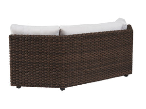 Lexington Tommy Bahama Outdoor 3350 Modular Sectional - Exquisite Artisan Craftsmanship With All-weather Wicker And Teak Finish  Wood 3350-55-40