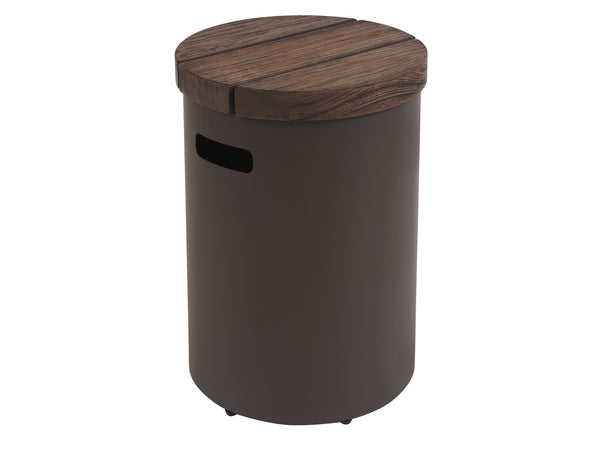 Lexington Tommy Bahama Outdoor 3350-950 Round Table – Artisan-crafted Teak Top With All-weather Wicker, Perfect For Outdoor Elegance  Wood 3350-950