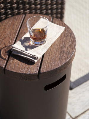 Lexington Tommy Bahama Outdoor 3350-950 Round Table – Artisan-crafted Teak Top With All-weather Wicker, Perfect For Outdoor Elegance  Wood 3350-950