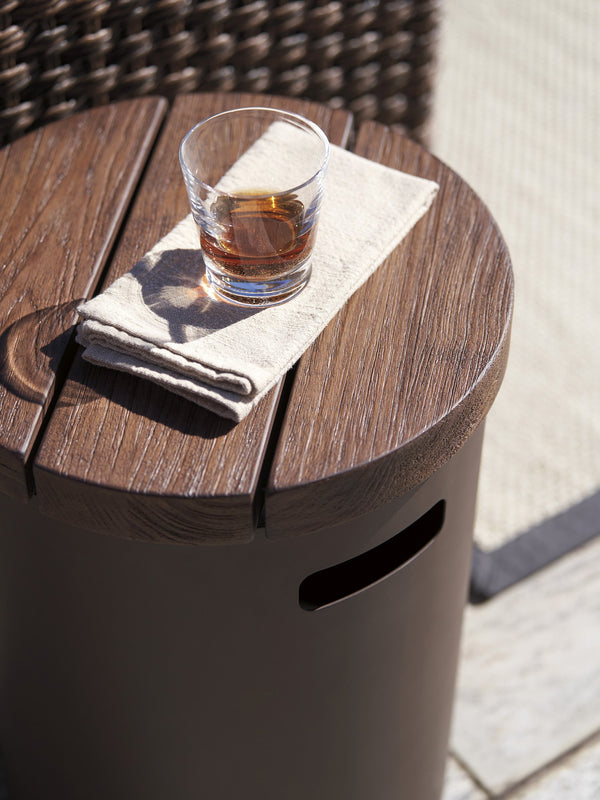 Lexington Tommy Bahama Outdoor 3350-950 Round Table – Artisan-crafted Teak Top With All-weather Wicker, Perfect For Outdoor Elegance  Wood 3350-950