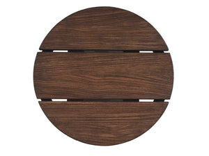 Lexington Tommy Bahama Outdoor 3350-952 Kilimanjaro Accent Table - Artisan Crafted Teak Top With All-weather Woven Wicker Design  Wood 3350-952