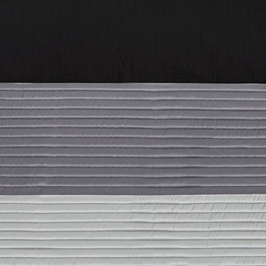 English Elm Polyoni Pintuck Curtain Panel - Modern Striped Design, Light Filtering, Textured Window Treatment 50X84" B03598063-GIGA