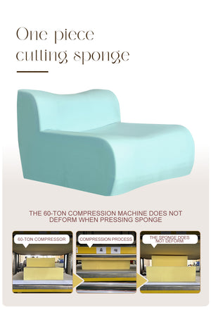 English Elm Modular Sectional Sofa - Space-Saving Modern Design, Cozy Sherpa Fabric, Perfect For Small Rooms W3622S00001