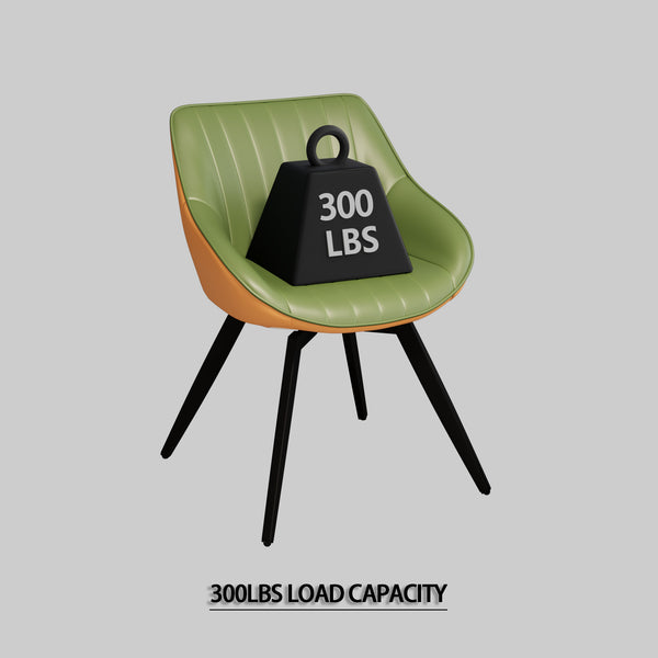 English Elm 29.53" Mid-Century Modern Coffee Table Set With 2 Pu Chairs For Stylish Living & Dining Spaces W2189S00505