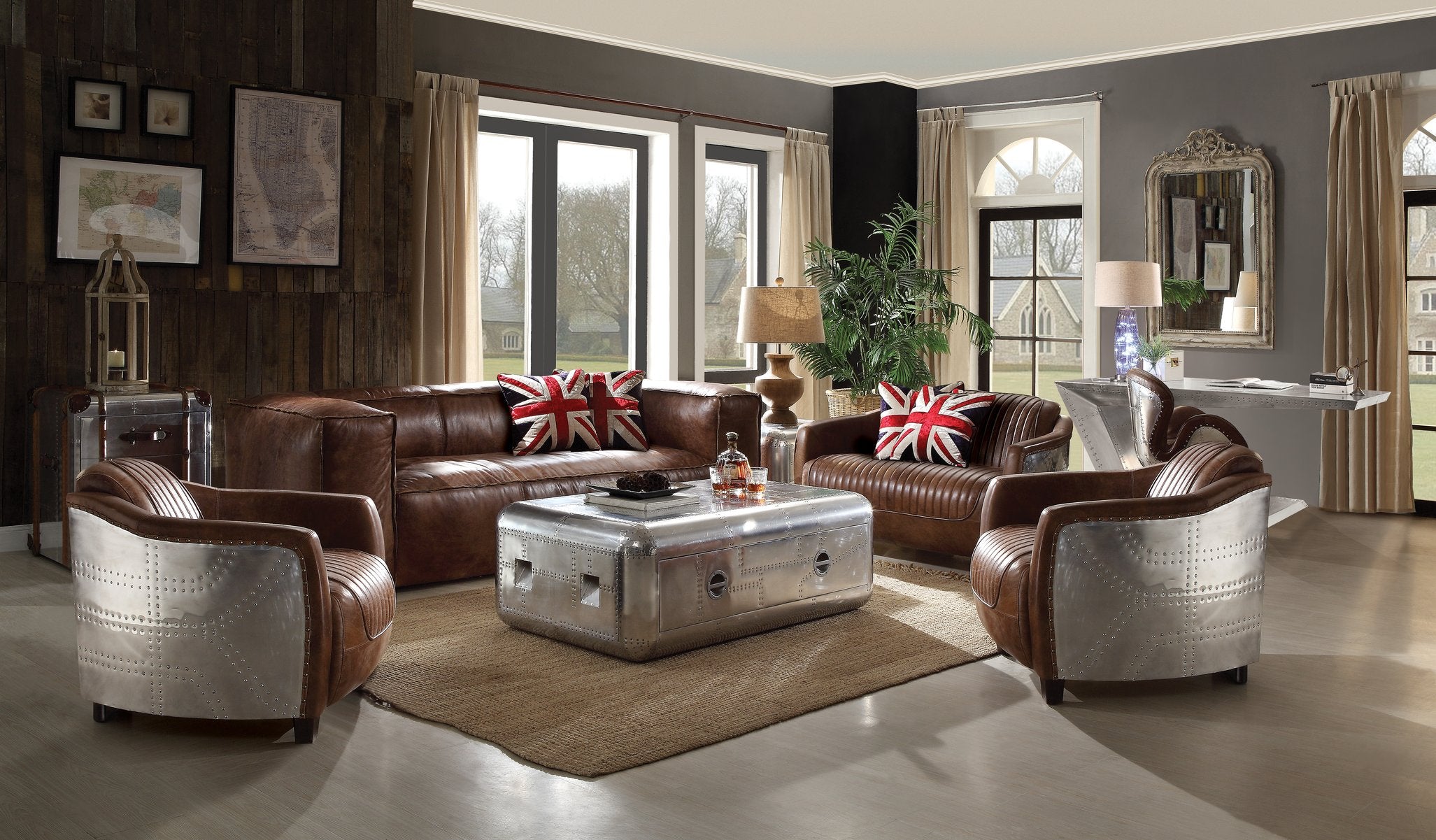 English Elm Brancaster Loveseat - Thumbnail 2
