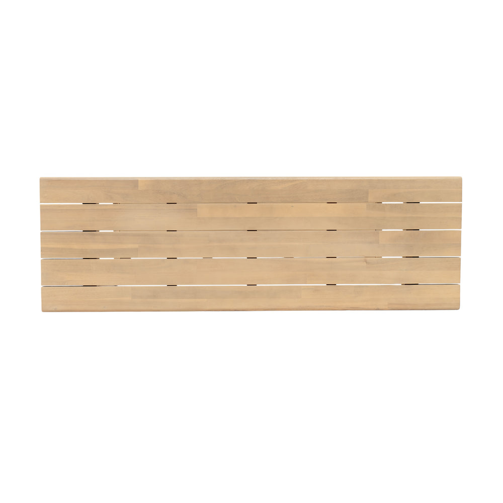 English Elm Christopher Knight Home® - Woodside Light Teak Rectangular Outdoor Buffet & Console Table – Acacia Wood, 300lb Capacity, Sleek Design N775P361821L