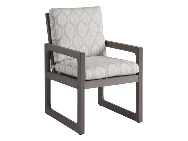 Lexington Tommy Bahama Outdoor 3370-13 Arm Dining Chair - Elevate Outdoor Spaces With Stylish, Durable Synthetic Teak Design  Wood 3370-13-40