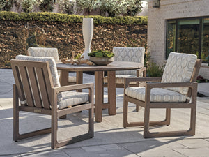 Lexington Tommy Bahama Outdoor 3370-13 Arm Dining Chair - Elevate Outdoor Spaces With Stylish, Durable Synthetic Teak Design  Wood 3370-13-40