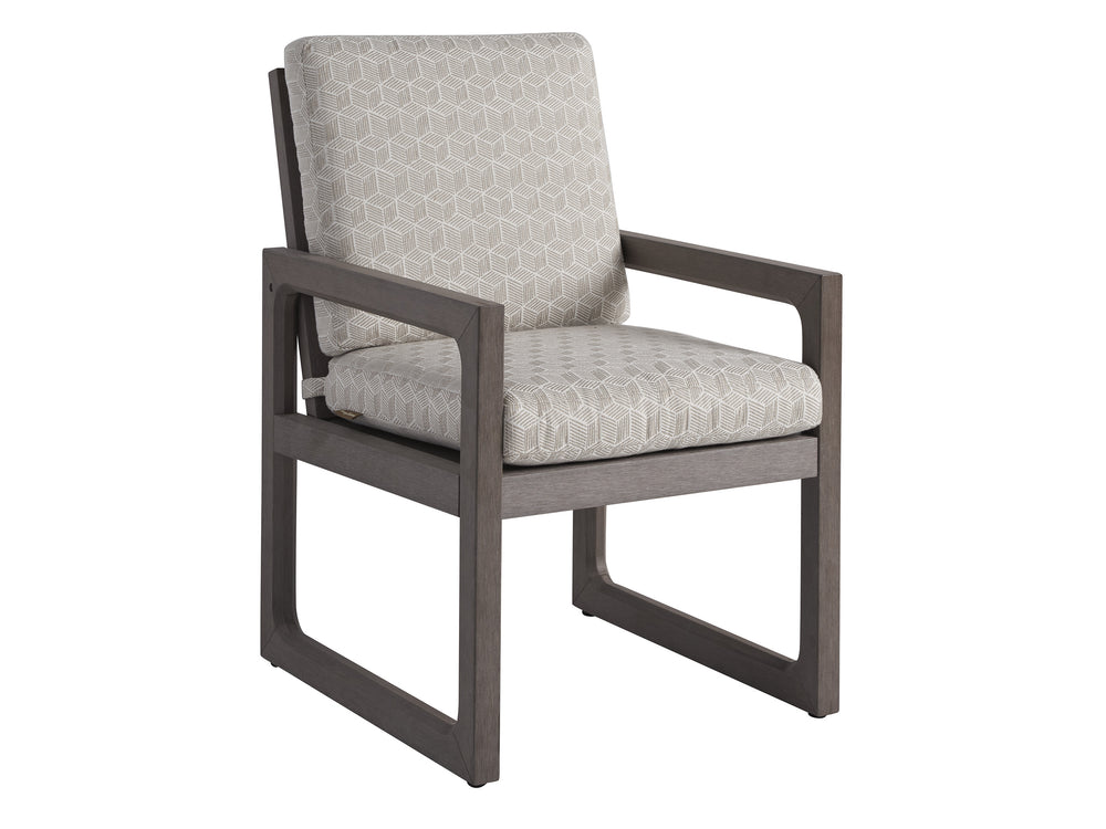 Lexington Tommy Bahama Outdoor 3370-13 Arm Dining Chair - Elevate Outdoor Spaces With Stylish, Durable Synthetic Teak Design  Wood 3370-13-41