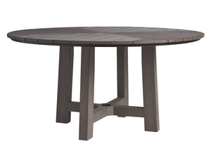 Lexington Tommy Bahama Outdoor 3370-870c Mozambique Round Dining Table - Stylish, Durable Outdoor Furniture With Chevron Design  Wood 3370-870c