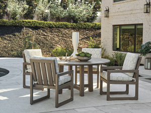 Lexington Tommy Bahama Outdoor 3370-13 Arm Dining Chair - Elevate Outdoor Spaces With Stylish, Durable Synthetic Teak Design  Wood 3370-13-40