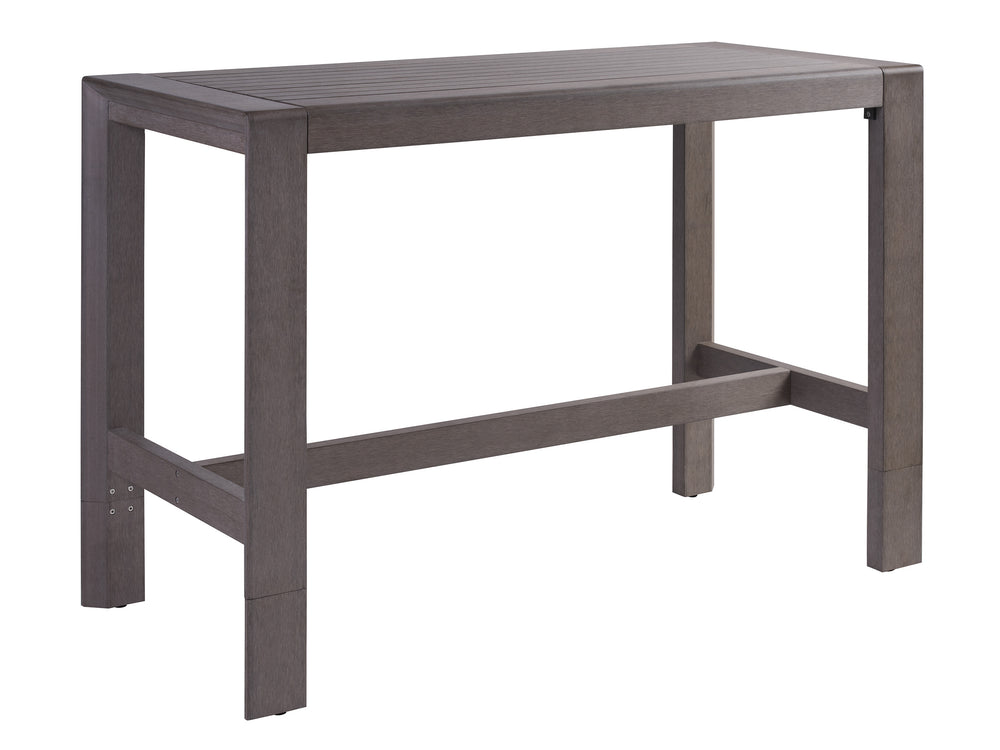 Lexington Tommy Bahama Outdoor 3370-873 Mozambique Bistro Table - Stylish, Eco-friendly Outdoor Elegance With Adjustable Height Design  Wood 3370-873