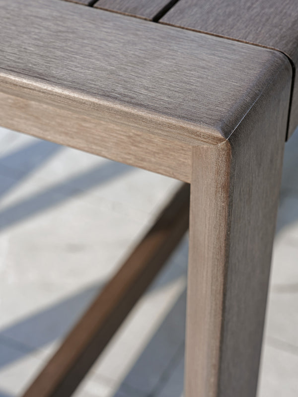 Lexington Tommy Bahama Outdoor 3370-873 Mozambique Bistro Table - Stylish, Eco-friendly Outdoor Elegance With Adjustable Height Design  Wood 3370-873