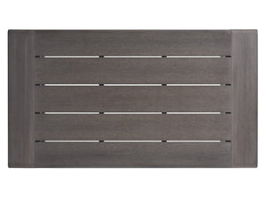 Lexington Tommy Bahama Outdoor 3370-947 Mozambique Rectangular Cocktail Table - Eco-friendly Synthetic Teak For Stylish Outdoor Living  Wood 3370-947