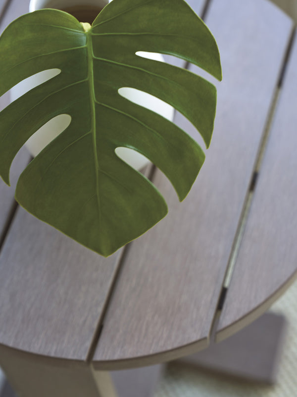 Lexington Tommy Bahama Outdoor 3370-950 Mozambique Round Table - Eco-friendly Synthetic Teak For Stylish Outdoor Living & Durability  Wood 3370-950