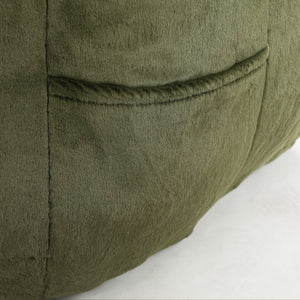 English Elm Bean Bag Chair - Plush Faux-Fur Sofa With Armrests, High-Density Foam For Cozy Relaxation & Style W2200P313808
