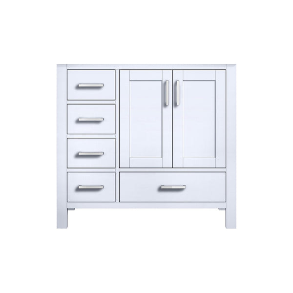 English Elm White Bath Vanity 36 In. W X 22 In. D - Elegant Storage Solution With Soft-Close Features & Style B2731P258805-GIGA