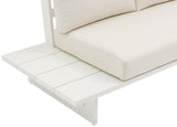 Maldives Cream Water Resistant Fabric Outdoor Patio Modular Sectional 337Cream-Sec3C Meridian Furniture