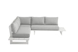 Maldives Grey Water Resistant Fabric Outdoor Patio Sectional 337Grey-Sectional Meridian Furniture