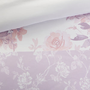 English Elm Floral Paisley Comforter Set Twin/Twin XL - Soft Microfiber, Anti-Microbial, Decorative Pillows Pink 19.68 L x 12.99 W x 6.3 H B035P294217