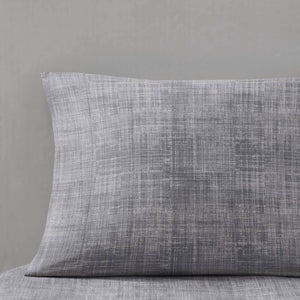 English Elm 9-piece Queen Watercolor Stripe Comforter Set with Cotton Blend Sheets and Bed Skirt B035P408251