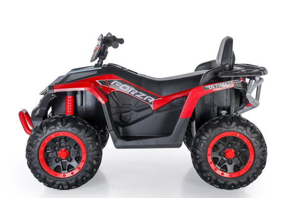 English Elm Kids Electric Atv 24v 4wd Two Passenger Ride on with Eva Tires and Suspension Red W1620S00001