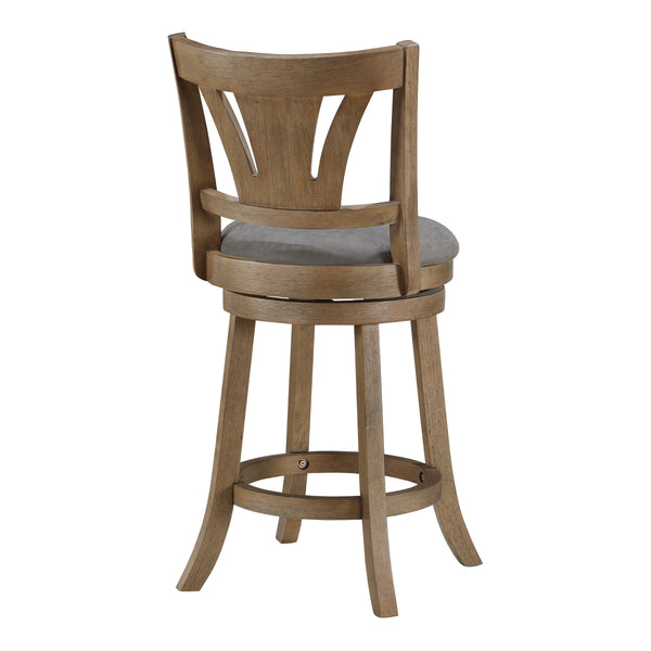 OSP Home Furnishings Miller Counter Stool Dove/Medium Oak