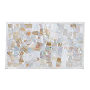 Uma Exquisite Mother of Pearl Decorative Box Set of 2 - Artisan Crafted, Unique Home Accent