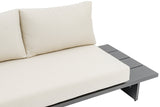 Maldives Cream Water Resistant Fabric Outdoor Patio Modular Sectional 338Cream-Sec2A Meridian Furniture