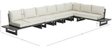 Maldives Cream Water Resistant Fabric Outdoor Patio Modular Sectional 338Cream-Sec3C Meridian Furniture