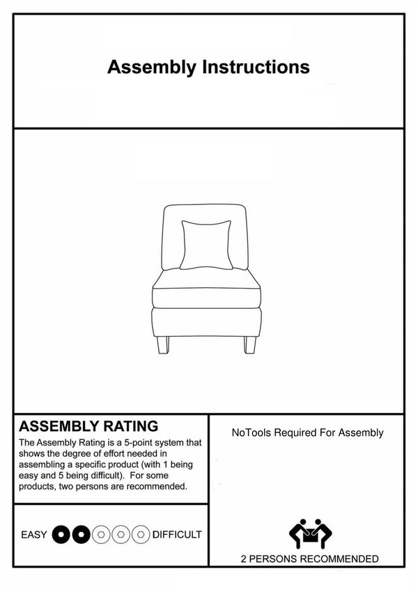 English Elm Living Armless Chair Gray Chenille Transitional Accent with Tapered Wood Legs, Pillows & High-Density Foam Cushions B2741P305625