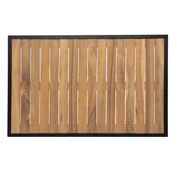 English Elm Christopher Knight Home® - Outdoor 4-Piece Acacia Wood & Metal Patio Corner Set - Modern Comfort For Stylish Outdoor Living N757S438857B