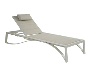 Lexington Chaise Lounge with Adjustable Back and Breathable Foam for Poolside or Patio 3390-75-01
