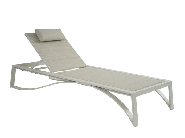 Lexington Chaise Lounge with Adjustable Back and Breathable Foam for Poolside or Patio 3390-75-01