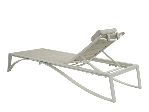 Lexington Chaise Lounge with Adjustable Back and Breathable Foam for Poolside or Patio 3390-75-01