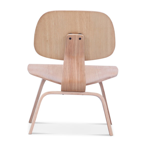 English Elm Molded Plywood Lounge Chair Mid Century Ergonomic Ash Veneer Seat for Living Room Oak B353P478334
