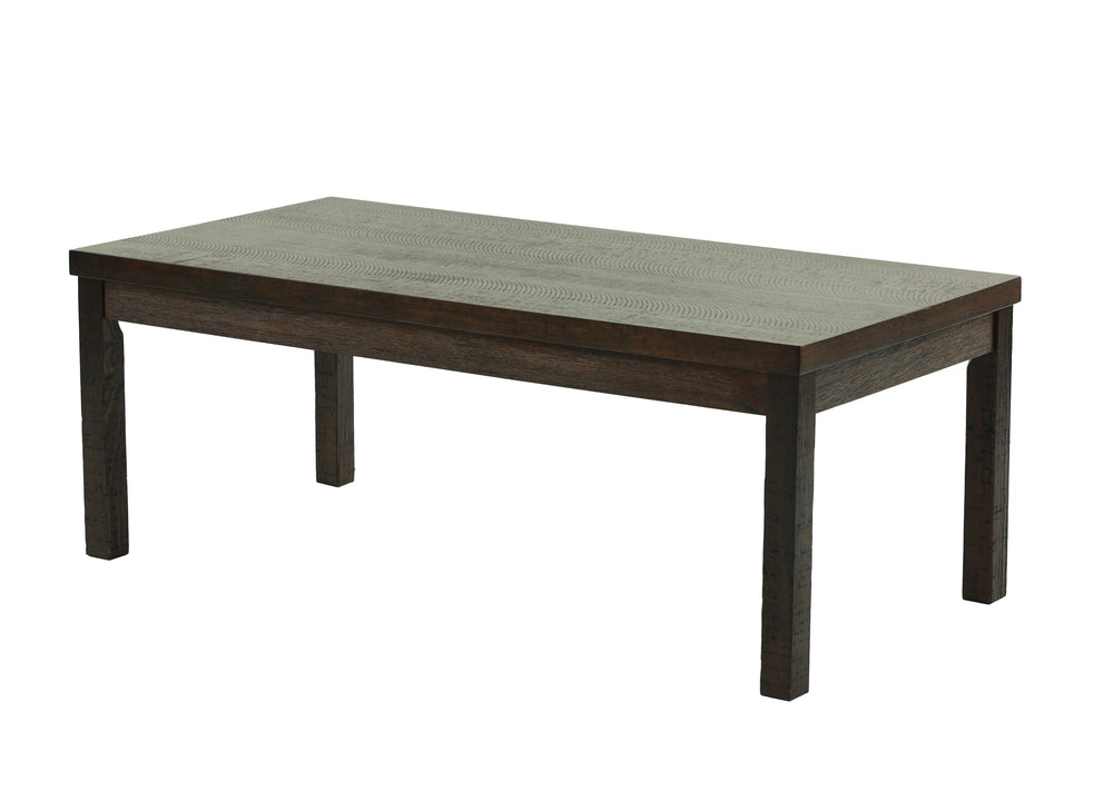 English Elm Espresso 3-Piece Coffee Table Set with Pine Wood Top, Sturdy Espresso Finish, Classic Living Room Elegance B011P237480